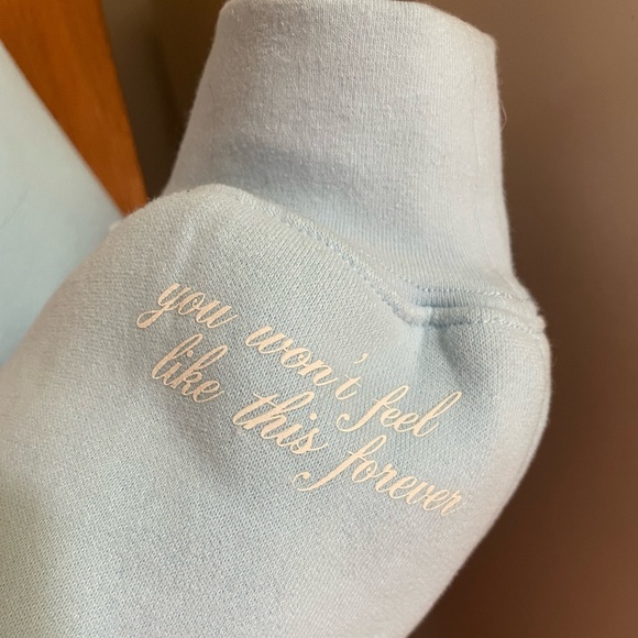 Your Emotions Are Valid Sky Blue Crewneck - Picture 2 of 6